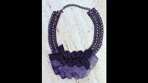 Make this grand necklace with recycled materials | Fashion Inspiration | How to Wear it | #shorts