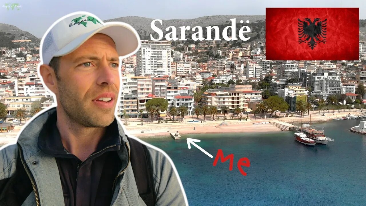 The BEAUTIFUL Coastline of Sarandë, Albania + Drone 😲 | Solo Travel | Albania Travel Vlog (Ep. 12)