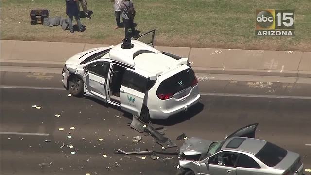 Self-driving car crash in Arizona: Waymo van involved in Chandler collision