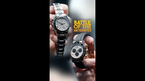 Comparing Two Meteorite Daytona Rolexes