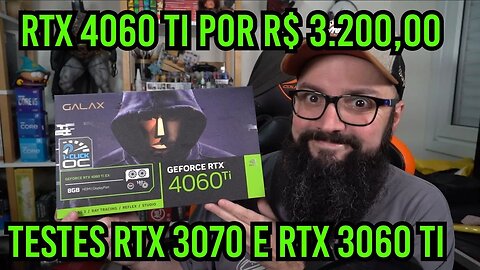 RTX 4060TI - TESTES EM JOGOS