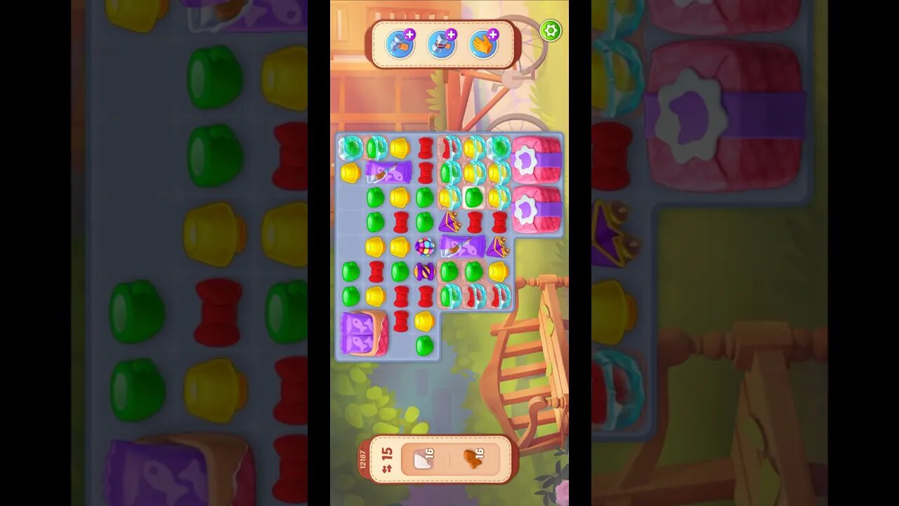 Shorts Playrix Homescapes Gameplay Walkthrough Level 12187