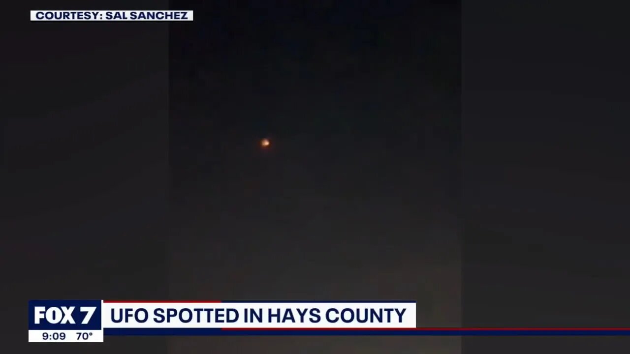 UFO Spotted in Hays County Texas