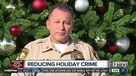 Las Vegas police talk about holiday crime