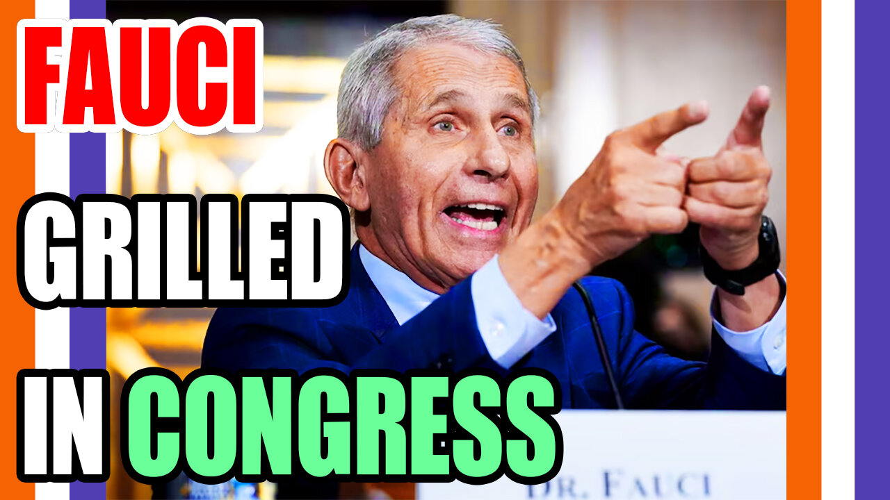 🔴LIVE: Dr. Fauci Grilled In Congress 🟠⚪🟣