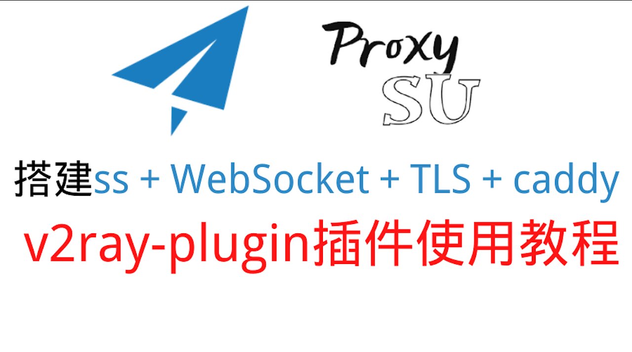 proxySU builds ss+WebSocket+TLS+caddy