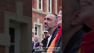 Adam Goodes is immortalised with an incredible sculpture #shorts