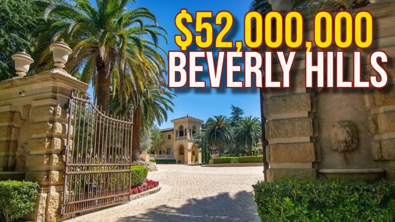 Inside $52,000,000 Beverly Hills Mega Mansion