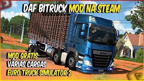 SAIU DAF BITRUCK NA STEAM EURO TRUCK SIMULATOR 2 MOD QUALIFICADO GRÁTIS