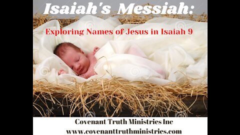 isaiah's Messiah - Names of Jesus - Less 2 - Son