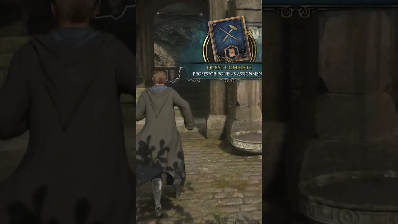 Hogwarts Legacy Casting Reparo On A Statue (Casting Spells) #short
