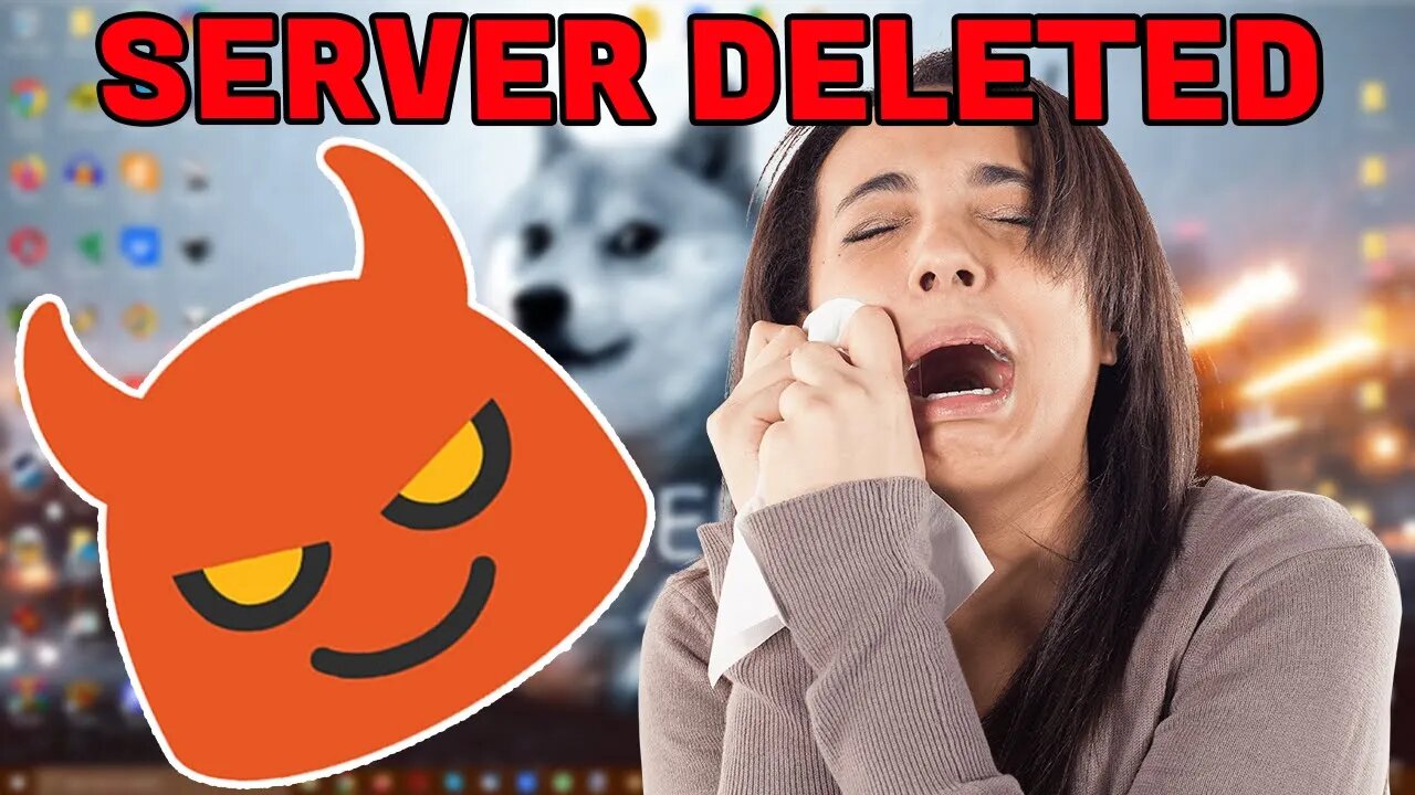 GIRL SCAMMER GETS HER SERVER DELETED!