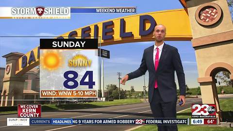 Thanks cold front! We have temps in the 70's and 80's to look forward to.