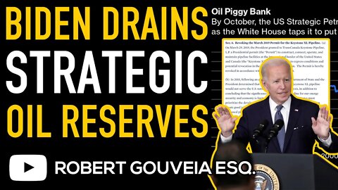 Biden DRAINS Strategic OIL RESERVES as INFLATION Crushes Families