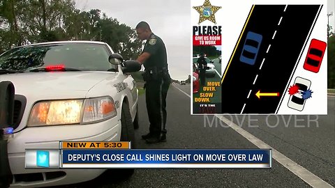 Deputies warn to move over for law enforcement or be ticketed