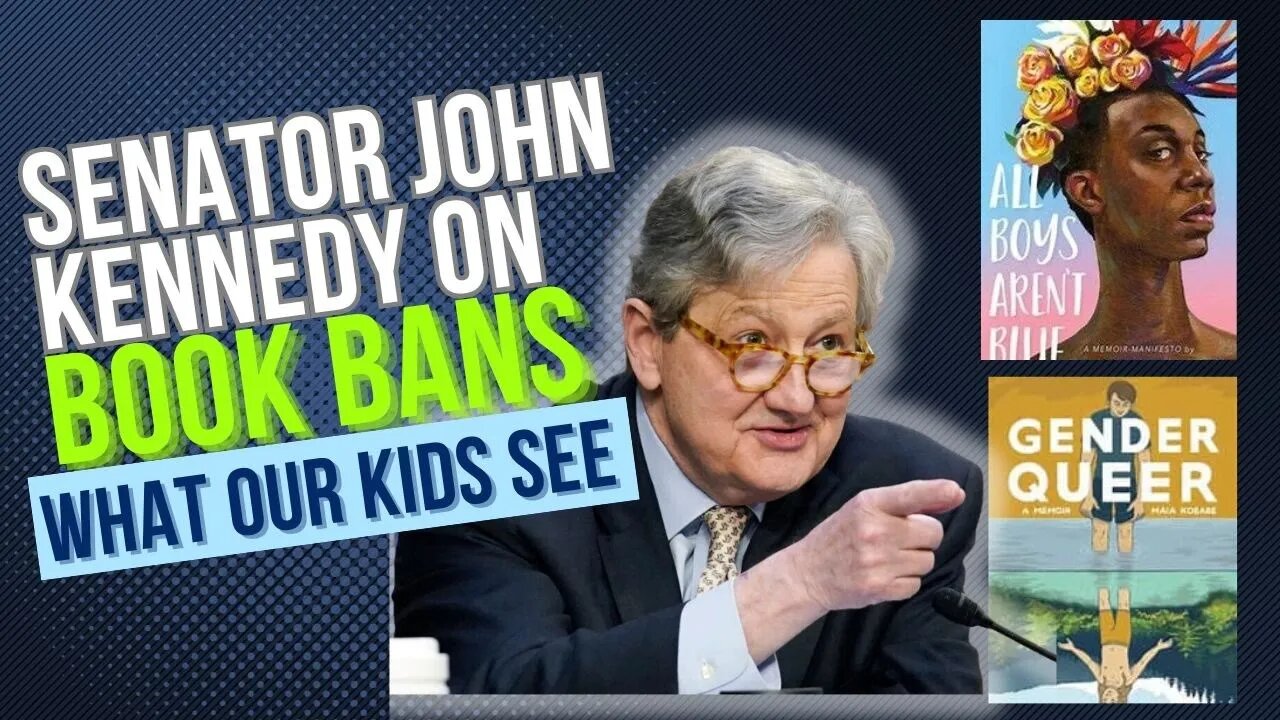 Senator Kennedy Reads GRAPHIC Books and it goes VIRAL! #viral #SenatorKennedyReadsBook #livestream