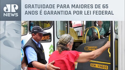 Gratuidade para idosos de 60 e 64 anos no transporte público de SP começa nesta quarta-feira (01)