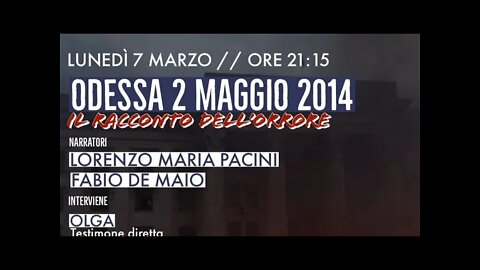 Odessa 2 maggio 2014: il racconto dell'Orrore