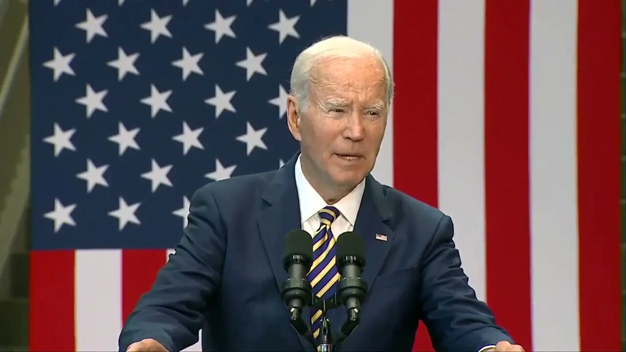 Minutes Into His Own Speech, Joe Biden Switches From Calling It "MAGAnomics" To "MEGAnomics"