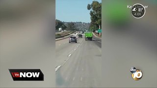 Plane lands on I-8