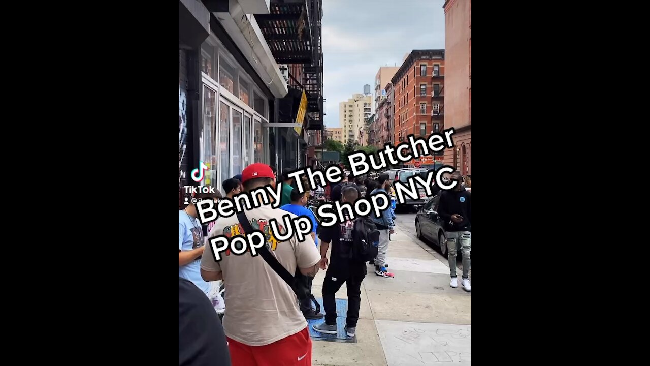 Benny The Butcher Pop Up Shop NYC