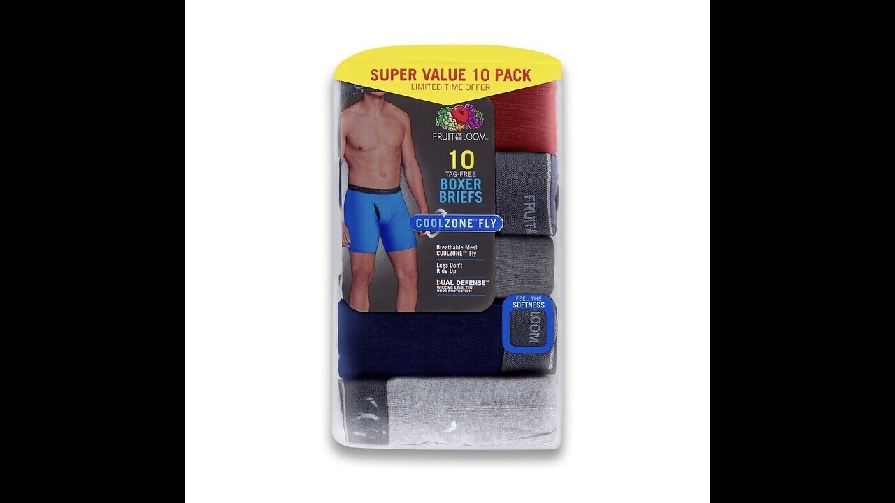 Click link for more information! Fruit of the Loom Men's Premium Tag-Free Cotton Underwear (Reg...