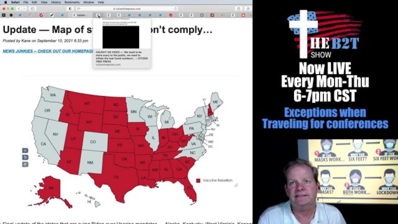 Mandate Tyranny Failing. Israel & US Prophesy. Meet Kent Henry! B2T Show Sep 13, 2021