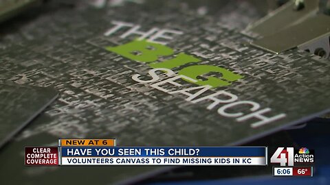 'Have you seen this child?': Volunteers canvass Kansas City to find missing kids