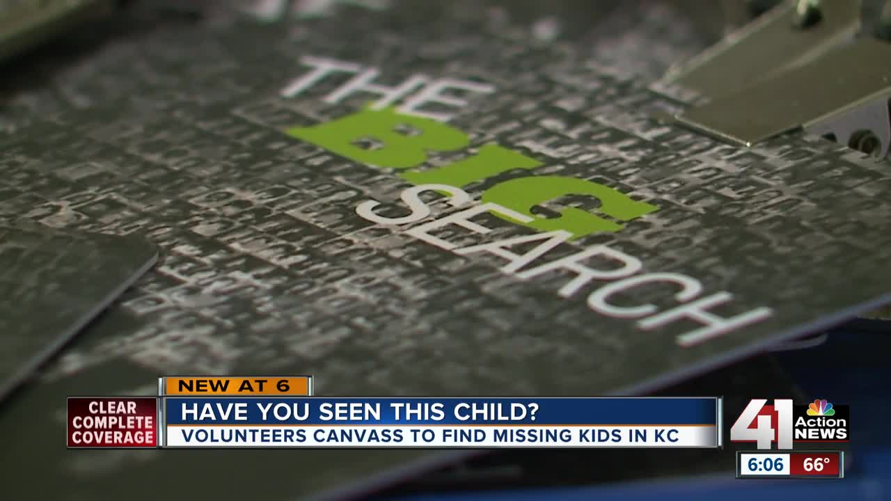 'Have you seen this child?': Volunteers canvass Kansas City to find missing kids