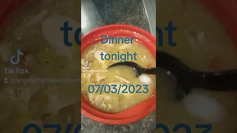 Dinner tonight 07/03/2023
