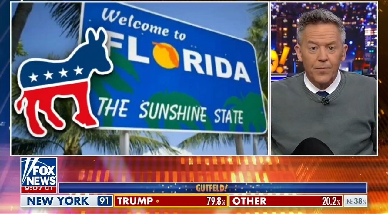 Gutfeld: People Fleeing FL Are Liberal Dipsh*ts Who Don't Belong There