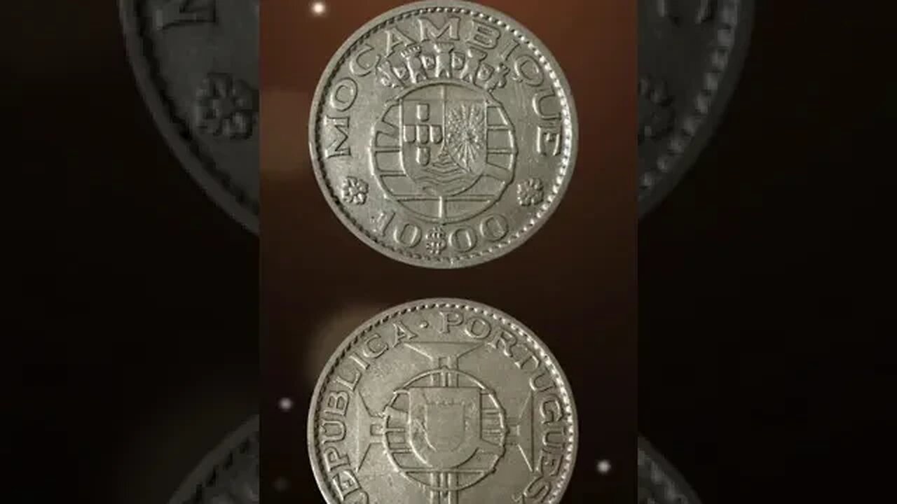 Mozambique 10 Escudos 1954. #shorts #viral #coinnotesz