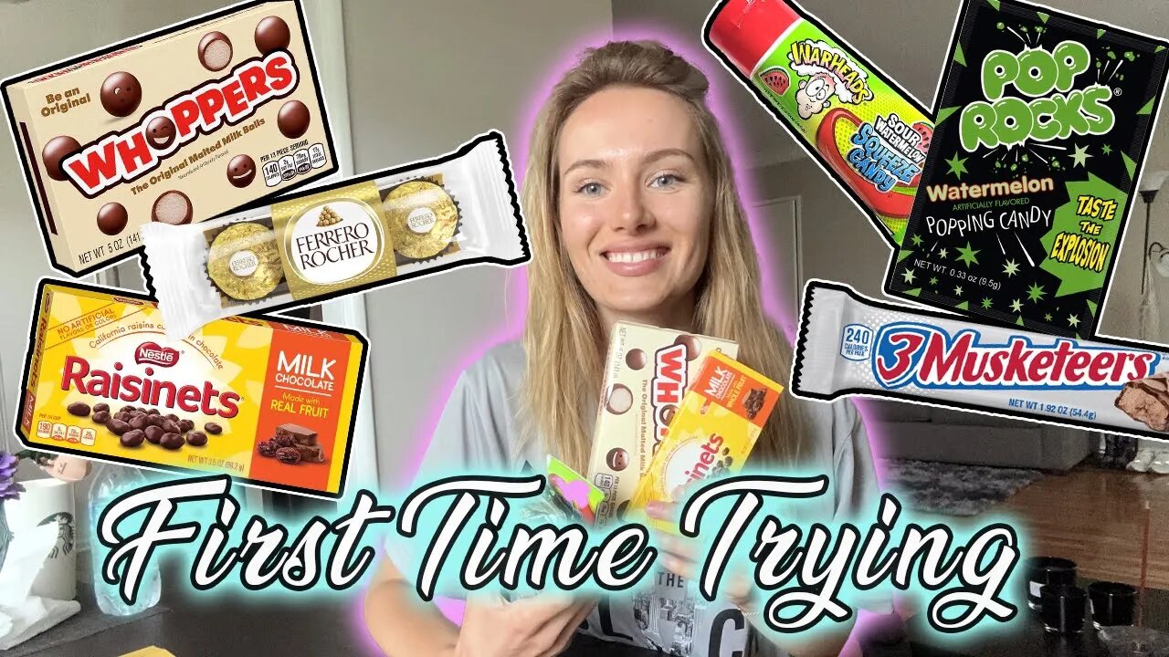 Russian Girl Tries Pop Rocks, Whoppers, 3 Musketeers And More US Candy!