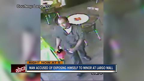 Detectives search for man accused of exposing himself to a minor in Largo