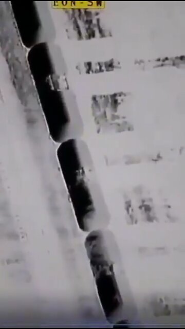 Ukrainian drone took out a fuel train for Russian invading troops.