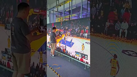 Finally Lonnie got his time.#eagerled #shorts #leddisplay #ledscreen #nba #lakers #basketball