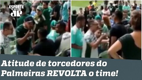 VERGONHOSO! Torcedores do Palmeiras têm atitude ABOMINÁVEL no jogo contra o Flamengo!