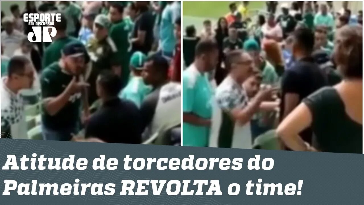 VERGONHOSO! Torcedores do Palmeiras têm atitude ABOMINÁVEL no jogo contra o Flamengo!