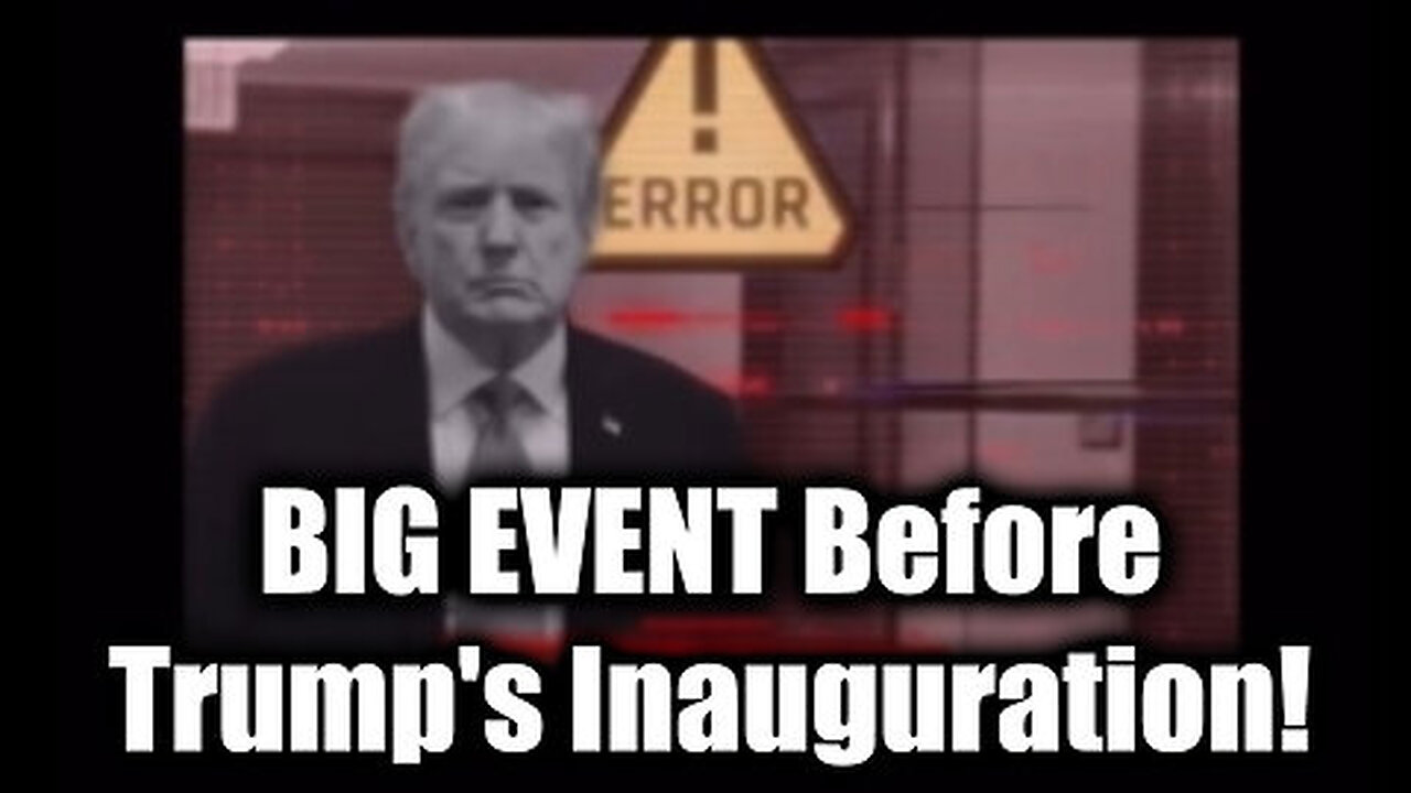 BIG EVENT Before Trump's Inauguration!!! (FULL DISCLOSURE)