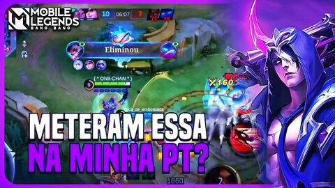 PEGARAM CYCLOPS ROTAÇÃO NA MINHA PT 😡 | MLBB