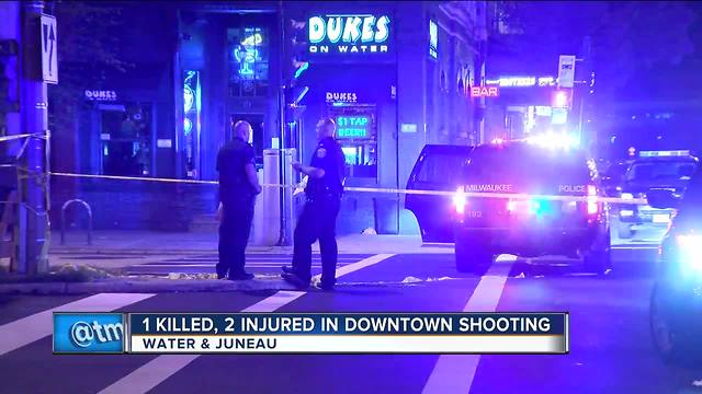1 killed, 2 injured in downtown shooting