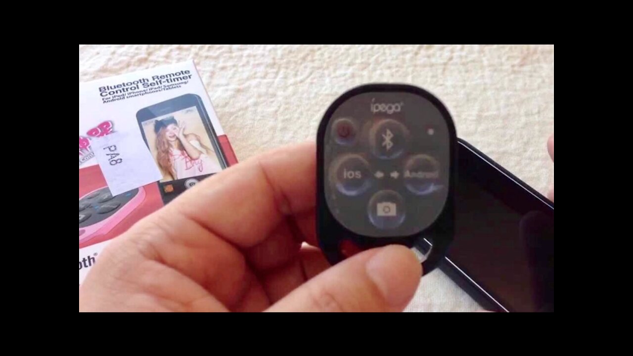 Bluetooth remote control self timer remote shutter for the iPhone camera