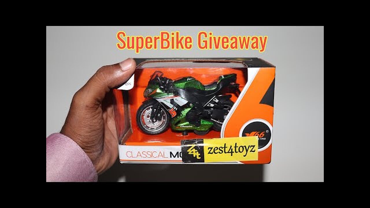 Diecast Ninja SuperBike Unboxing & Giveaway – Chatpat toy tv