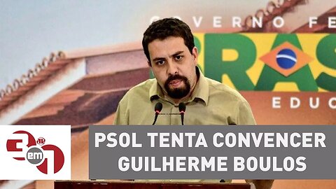 PSOL tenta convencer Guilherme Boulos a se candidatar a presidência