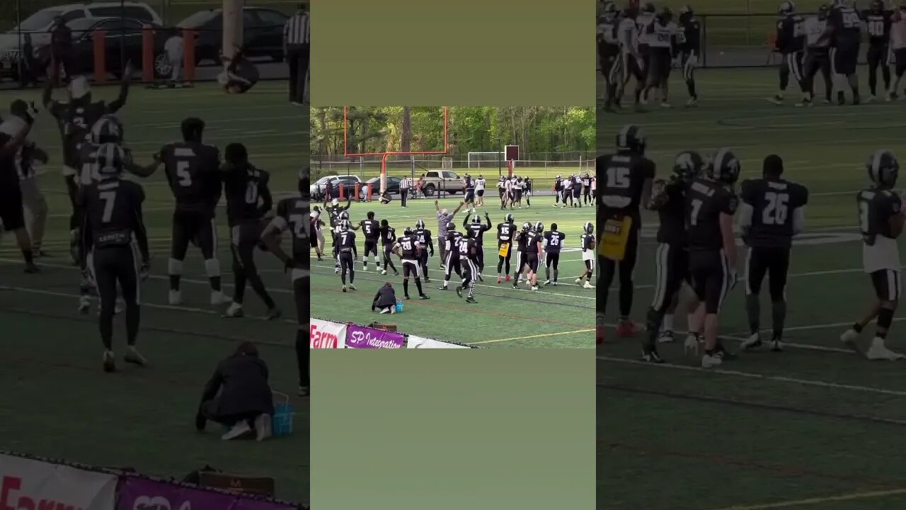 SEMI-PRO FOOTBALL🔥❗️2 POINT CONVERSION #americanfootball #youtubeshorts #fypシ #semiprofootball