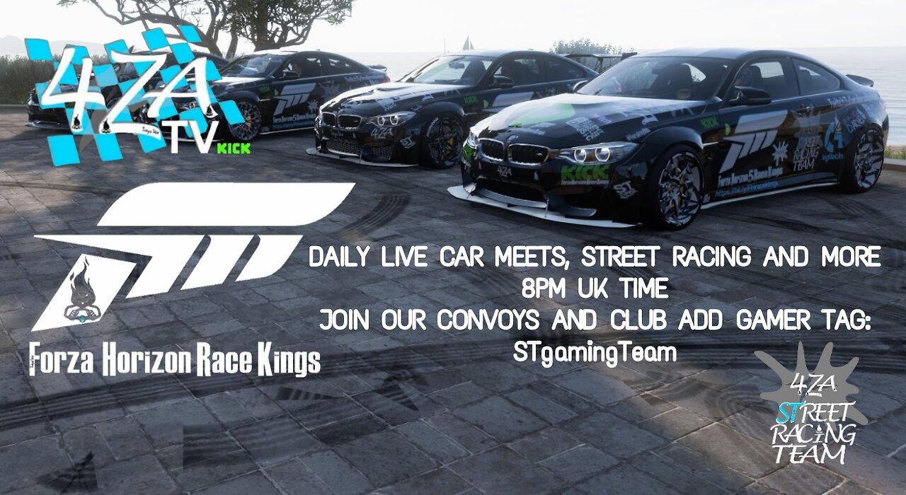 4ZA STREET RACING TV - NEXT CONVOY 2pm UK TIME with @ForzaTreysVex