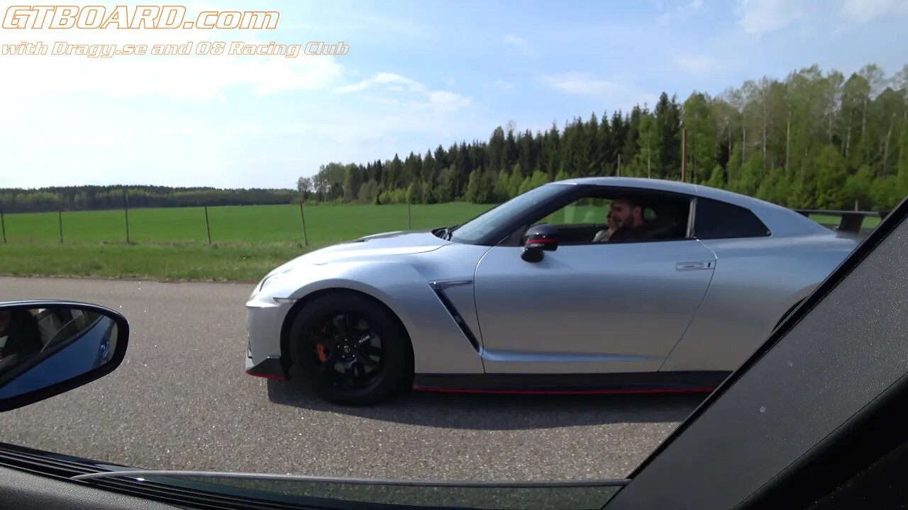 600 HP Nissan GT-R Nismo vs 575 HP BMW M5 Competition Package F10 M5 [4k Wide angle]