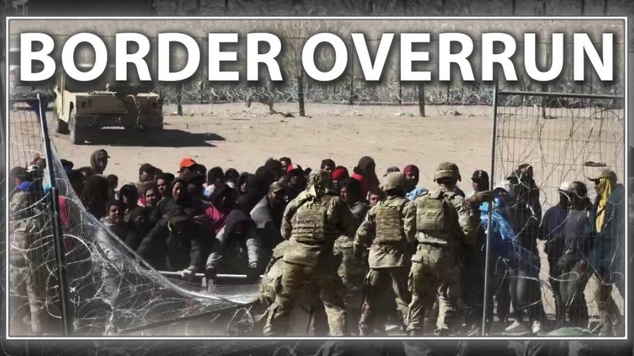 National Guard Overrun by Illegal Aliens at Texas Border!