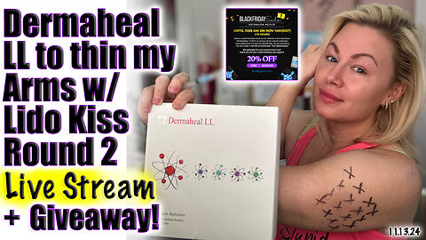 Live Dermaheal LL to Thin Arms & Acecosm Sale & Giveaway! Code Jessica10 saves you Money