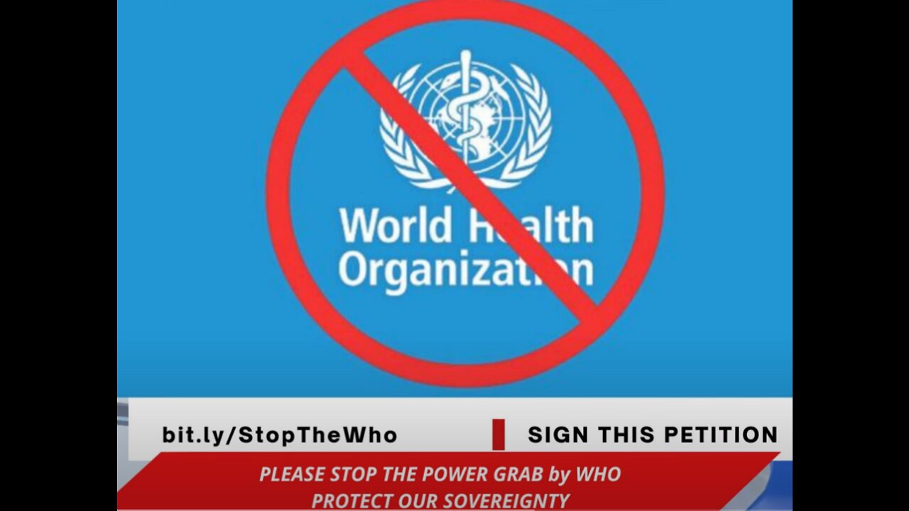 Please sign our petition: Do not give away our sovereignty to the WHO